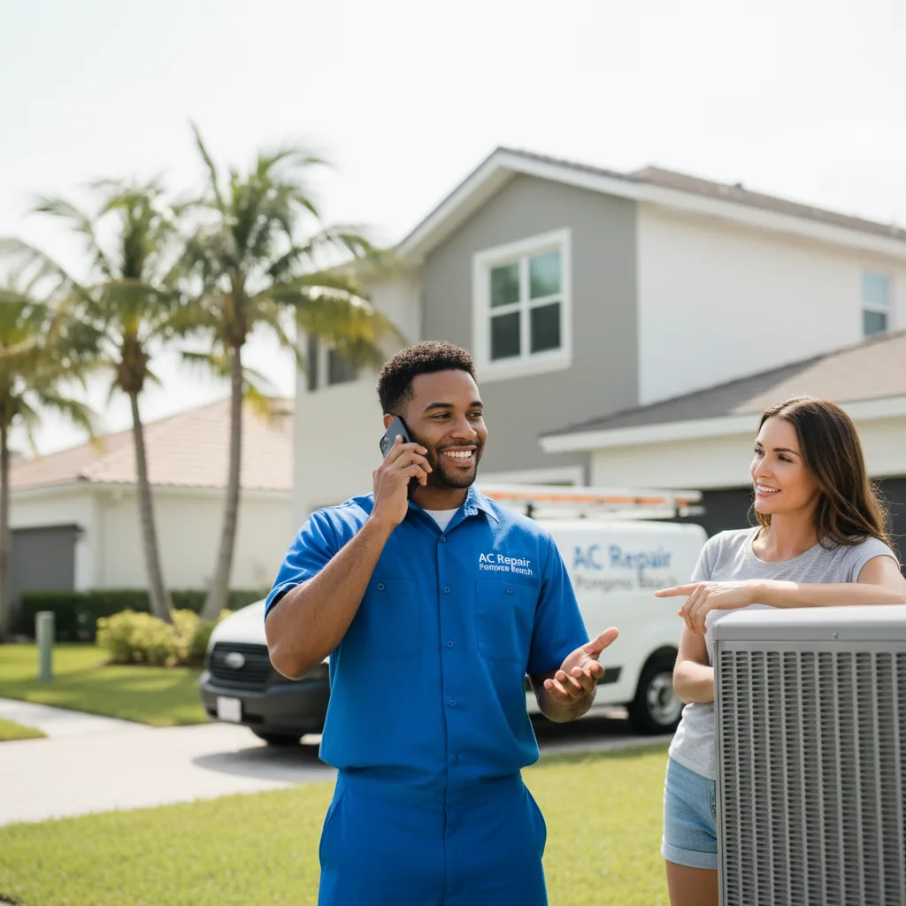 AC Repair Pompano Beach customer support in Floral Park